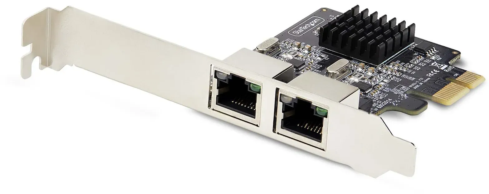 StarTech.com 2-Port Gigabit PCIe Network Adapter Card, TAA Compliant