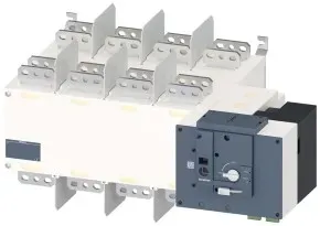 Siemens 3KC4458-0JA21-0AA3 SENTRON, Netzumschalter 3KC, fernbetätigt, RTSE, 4-polig, Iu: 2500 A 3KC44580JA210AA3