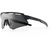 ROCKBROS Polarisierte Radbrille mit UV-Schutz und Korrektureinsatz Grau NO