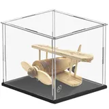 GIDWRIY Acryl Vitrine Schaukasten Klein 15x15x15 cm,Acryl Box Transparent,Display Case Acrylic,Klare Display Box,Minifiguren Vitrine Sammlervitrine,Blind Box Vitrine Modellauto für Figuren, Modelle