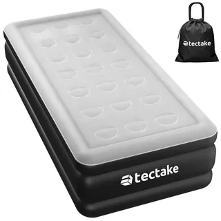 Tectake Luftbett, Schwarz, Weiß, Kunststoff, Schlafzimmer, Betten, Gästebetten, Luftbetten