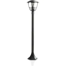 Philips Wegeleuchte Aluminium, Kunststoff, Metall 99,5 cm E27 1x60W schwarz