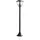 Philips Wegeleuchte Aluminium, Kunststoff, Metall 99,5 cm E27 1x60W schwarz