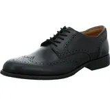 CLARKS Elegante Schnürschuhe in schwarz, Gr.: 43