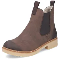 Rieker Damen Chelsea Boots Z5050, Frauen Stiefeletten,uebergangsstiefel,Schlupfstiefel,Winterstiefeletten,Winterschuhe,warm,braun (25),38 EU / 5 UK - 38 EU