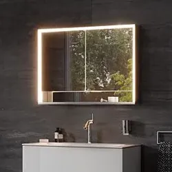Keuco Royal Lumos Spiegelschrank 14302171301,  800x735x165mm, mit LED-Beleuchtung