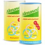 Almased 2er Bundle – 1x 500g Almased Original + 1x 500g Almased mit Mandel-Vanille Geschmack – Vorratspaket für eine erfolgreiche Gewichtsabnahme – Abnehmshake für den Stoffwechsel – 20 Portionen