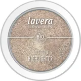 Lavera Soft Glow Highlighter -Ethereal Light 02- nude - Bio-Mandelöl & Vitamin E - Vegan - schimmernd - Samtige Textur (1 x 5,5g)