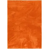 Pergamon Luxus Super Soft Hochflor Langflor Teppich Silky Orange, 140x200cm
