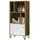 trendteam Bücherregal 63 x 136 x 40 cm Weiß/Eiche