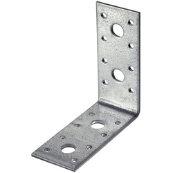 CONNEX Winkelverbinder, Zink, silberfarben, 25 Stück