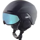 Alpina Oro QV MIPS Helm black matt/ice blue (A9245132)