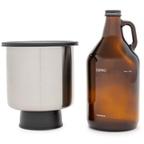 ESPRO Cold Brew, Kaffeebereiter für kaltgebrühten Kaffee oder Tee, 1,89 Liter, edelstahl