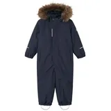 NAME IT Unisex NMNSNOW10 Suit SOLID FO NOOS Schneeanzug, Dark Sapphire, 128