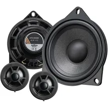 Axton ATS-B102C – 2-Wege 10 cm Komponenten System, Autolautsprecher kompatibel mit BMW und MINI Fahrzeugen, 60 W RMS, 1 Paar