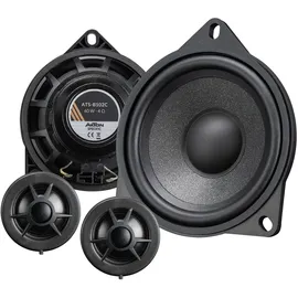 Axton ATS-B102C – 2-Wege 10 cm Komponenten System, Autolautsprecher kompatibel mit BMW und MINI Fahrzeugen, 60 W RMS, 1 Paar