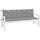vidaXL Bankauflage 180 x 50 x 7 cm grau 2 St.