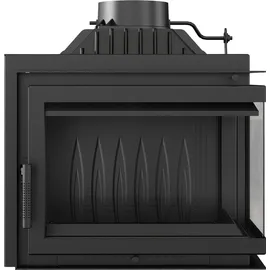 Kratki Rechter Kamin-Einsatz KRATKI SIMPLE 8kW Schließset - Schwarz