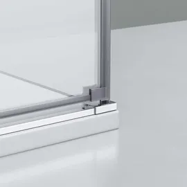 Bernstein Duschkabine Eckdusche 8 mm Nano Echtglas DX403 - Tür nach links öffnend, 100cm, 90cm