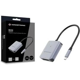 Conceptronic BIAN08G CFexpress 2.0 Typ B Kartenleser USB 3.2 Gen 2