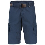 LERROS Bermudas » Cargobermuda mit Gürtel«, Gr. 3XL - e x traweit, STORM BLUE, , 23738220-XXXL e x traweit