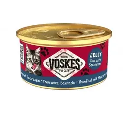 Voskes Jelly Thunfisch mit Rotbrasse Nassfutter Katze (24x85 g) 1 Palette (24 x 85 g)