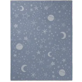Biederlack Babydecke »Babydecke Universe« 75 x 100, mit kurzen Fransen