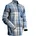 Customized 22904 Langarmhemd Dark Navy Checked 3XL