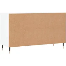 vidaXL Schuhregal 102 x 36 x 60 cm hochglänzend weiß / weiß