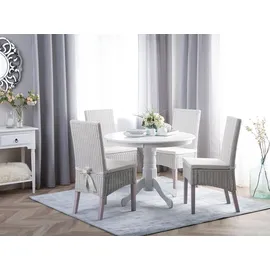 Beliani Akron Ø 100 cm weiß