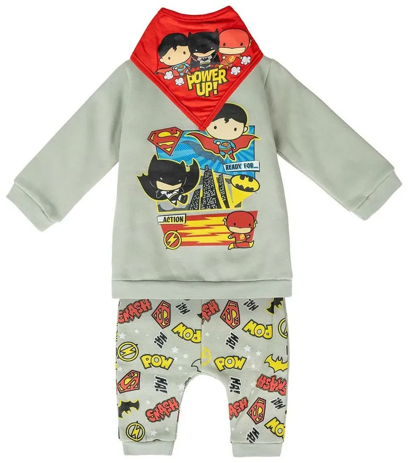 Baby-Sportset Justice League Grau - 3-6 Monate