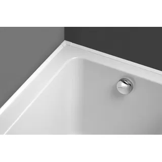 Polysan Siko Laguna Abdeckleiste 2 x 195 cm Weiß