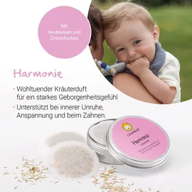 löwenkind Einsteigerbox mit Halstuch 'Mini' grau Rotznäschen und Harmonie zur natürlichen Unterstützung in der Erkältungszeit und bei Unruhe Baby