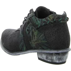 SIMEN Schnürschuh Damen Schwarz/Grün 40