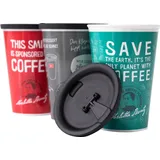 Melitta Prof. Coffee Mehrwegbecher 0,4 l Anthrazit 3 St.