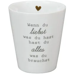 Krasilnikoff Happy Mug, Wenn du liebst, 330 ml