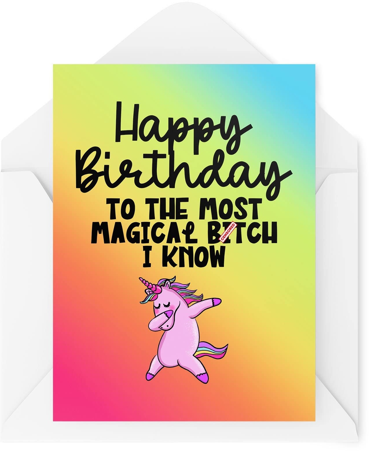 Lustige Grußkarten | To The Most Magical... I Know | Geburtstagsschwester beste Freundin | Banter lustiger Witz | CBH1333