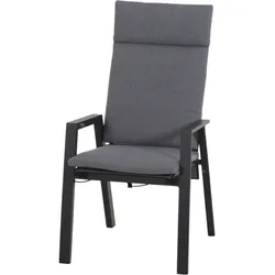 Siena Garden Valencia Dining Stuhl Aluminium/Textil inkl. Kissen - Anthrazit