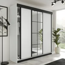 kier furniture Schiebetürenschrank Lamaro 250 x 205 x 59 cm Weiß