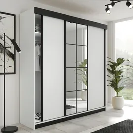 kier furniture Schiebetürenschrank Lamaro 250 x 205 x 59 cm Weiß