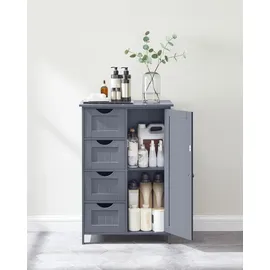 VASAGLE Badschrank 30 x 55 x 81 cm Grau