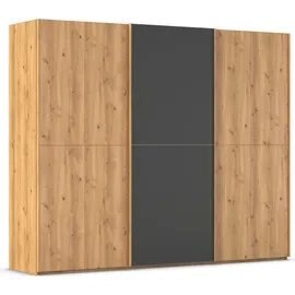 Rauch Schwebetürenschrank SCALE-WOOD 271 x 223 x 68 cm Schwarz