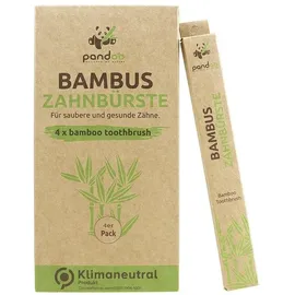 pandoo Bambuszahnbürste 4 St.