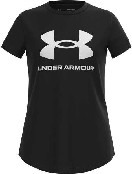 Under Armour Live Sportstyle Graphic Ss - T-shirt Fitness - Mädchen - Black/White - YXS