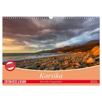 Calvendo Korsika - Insel der Gegensätze (Wandkalender 2026 DIN