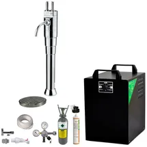 bietal® Sprudel Tafelwasseranlage BT-25U Schanksäule Classic mit Hebel mit Filteranlage