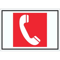 Brandmelder Symbol Aufkleber A3 (297x420mm)