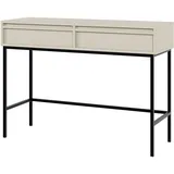 Selsey Schminktisch Makeup Tisch Frisiertisch Kosmetiktisch 110 cm mit Schubladen Graubeige Evo