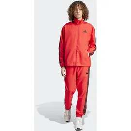 adidas 3-Streifen Woven Trainingsanzug Rot XXL