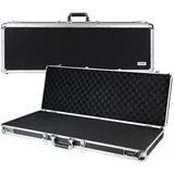 HMF Alu Transportkoffer Rasterschaumstoff 96 x 36 x 12 cm Schwarz